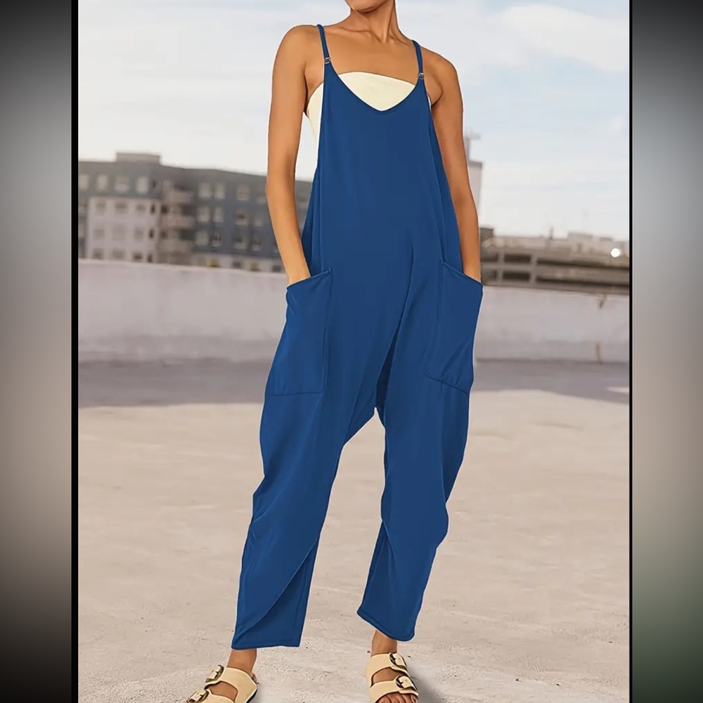 Blue Women's Jumpsuit
